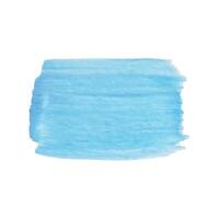 akryl blå borsta stroke hand teckning, isolerat på vit bakgrund. vektor