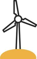 Turbine gehäutet gefüllt Symbol vektor