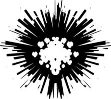 Explosion - - minimalistisch und eben Logo - - Illustration vektor