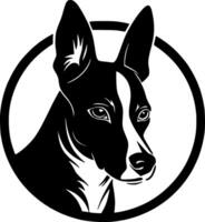 Basenji, minimalistisch und einfach Silhouette - - Illustration vektor