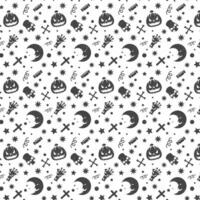 halloween mönster design för bakgrund vektor