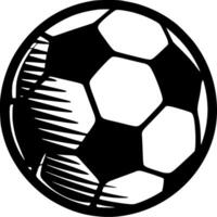 Fußball, minimalistisch und einfach Silhouette - - Illustration vektor