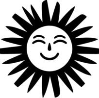 Sonne - - hoch Qualität Logo - - Illustration Ideal zum T-Shirt Grafik vektor