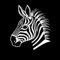 Zebra - - hoch Qualität Logo - - Illustration Ideal zum T-Shirt Grafik vektor