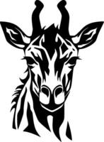 giraff - hög kvalitet logotyp - illustration idealisk för t-shirt grafisk vektor