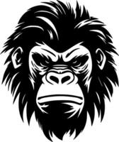 gorilla - hög kvalitet logotyp - illustration idealisk för t-shirt grafisk vektor