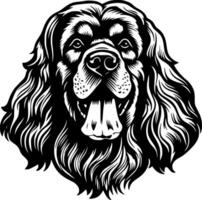 Leonberger, minimalistisch und einfach Silhouette - - Illustration vektor