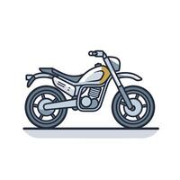 modern Motorrad Symbol Design eben vektor