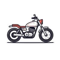 modern motorcykel ikon design platt design vektor