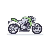 motorcykel ikon design mall, motorcykel, motor logotyp illustration vektor