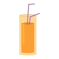 juice cocktail ikon platt illustration av juice cocktail vektor