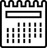 Kalender Symbol Symbol Bild zum Zeitplan oder geplanter Termin vektor