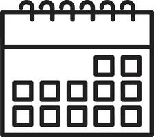 kalender ikon symbol bild för schema eller utnämning vektor