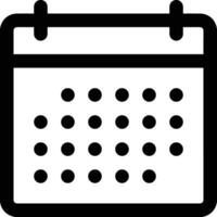 kalender ikon symbol bild för schema eller utnämning vektor