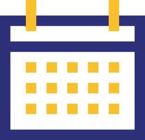 Kalender Symbol Symbol Bild zum Zeitplan oder geplanter Termin vektor