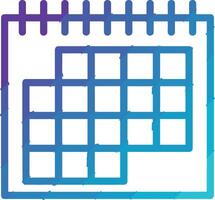 Kalender Symbol Symbol Bild zum Zeitplan oder geplanter Termin vektor