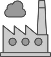 Fabrik Stutfohlen Symbol vektor