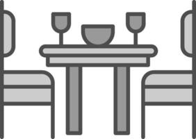 Essen Zimmer Stutfohlen Symbol vektor