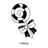trendige Lollipop-Konzepte vektor