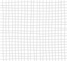 abstraktes leeres weißes Arbeitsblatt Übungsheft, quadratisches Papier, handgezeichnetes Design, Gitter gestreiftes geometrisches Muster Vektor eps 10 Illustration