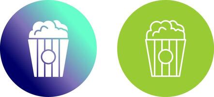 Popcorn-Icon-Design vektor