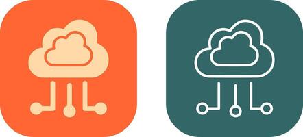 Cloud-Icon-Design vektor