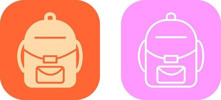 Rucksack-Icon-Design vektor