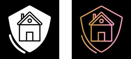 hus skydd ikon design vektor