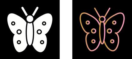 Schmetterling-Icon-Design vektor