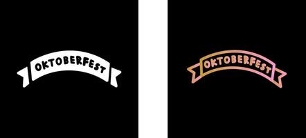 oktoberfest baner ikon design vektor