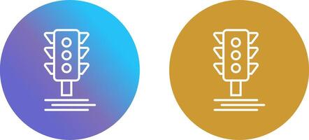 der Verkehr Signal Symbol Design vektor