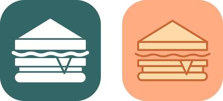 Sandwich-Icon-Design vektor