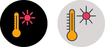 Temperatur-Icon-Design vektor