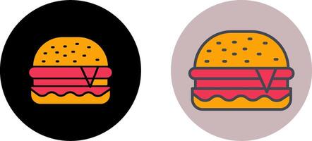 Burger-Icon-Design vektor