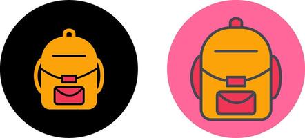 Rucksack-Icon-Design vektor