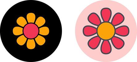 Blumen-Icon-Design vektor