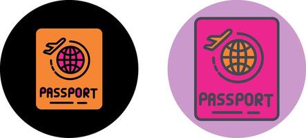 Pass-Icon-Design vektor