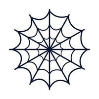 schwarzes Spinnennetz-Design vektor