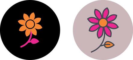 Blumen-Icon-Design vektor