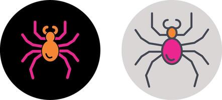 Spinnen-Icon-Design vektor