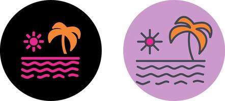 Sommer-Icon-Design vektor