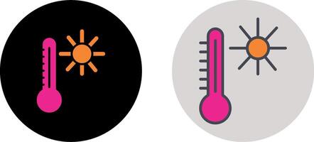 Temperatur-Icon-Design vektor