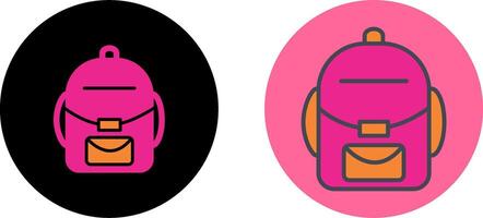 Rucksack-Icon-Design vektor