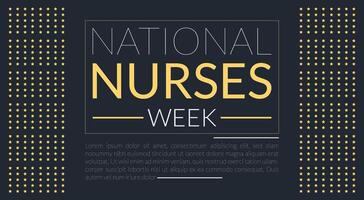 Auszeichnung unser Helden feiern National Krankenschwestern Woche vektor