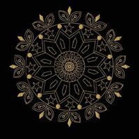 Luxus-Mandala-Design vektor