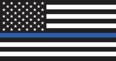 amerikanisch Flagge - - Flagge von das vereinigt Zustände von Amerika - - stolz Sponsor von das Blau Linie vektor