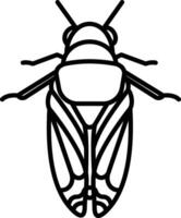 cicadidae översikt illustration vektor