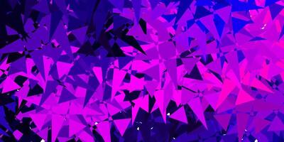 dunkel lila Vorlage mit abstrakt Formen. vektor
