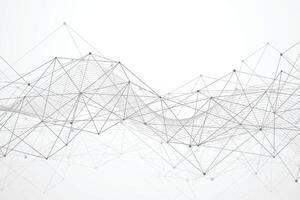 abstrakt teknologi trogen nätverk bakgrund design. förbindelse begrepp. illustration vektor