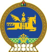 nationell emblem av mongoliet vektor